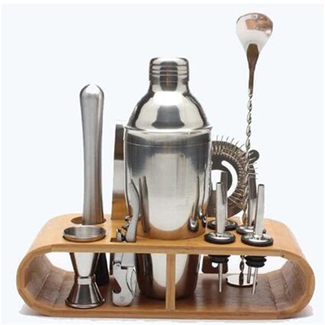 Stainless steel cocktail shaker set