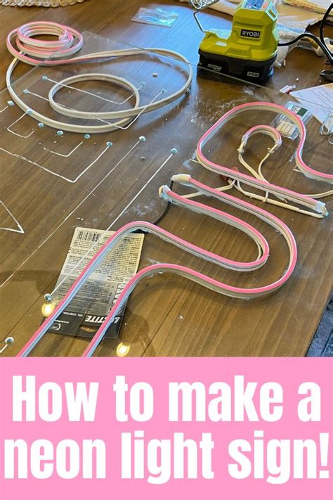 DIY Neon Sign and Backlit Trim Tutorial