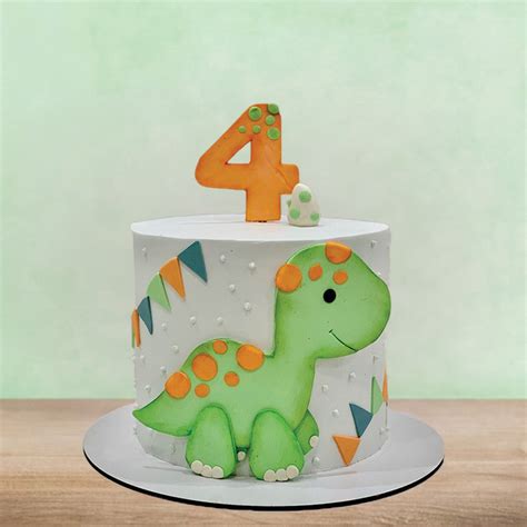 Buy Cute N Colorful Dinosaur Themed Cake-Cute N Colorful Dino Cake