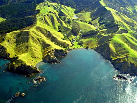 Northland Coastline Aerial, New Zealand ⬇ Stock Photo, Image by ...