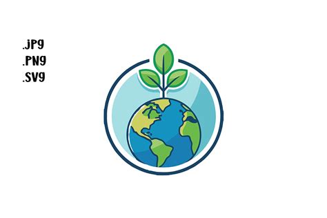 Earth Day Logo Graphic by Joanna Redesiuk · Creative Fabrica