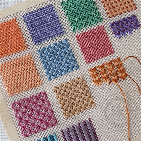 Needlepoint Stitches - Stitch Variations - NeedleKnowledge | Puntos de ...