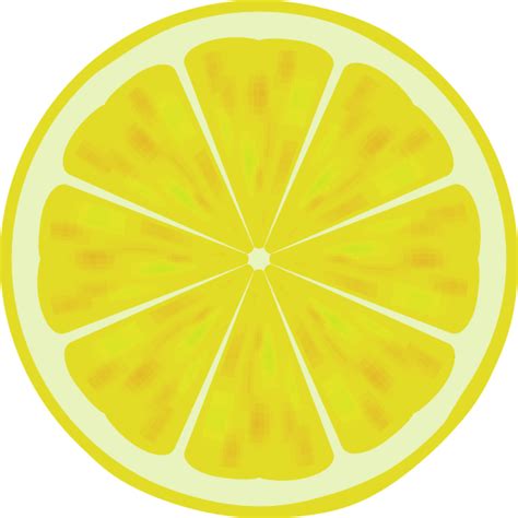 Lemon slice vector drawing | Free SVG