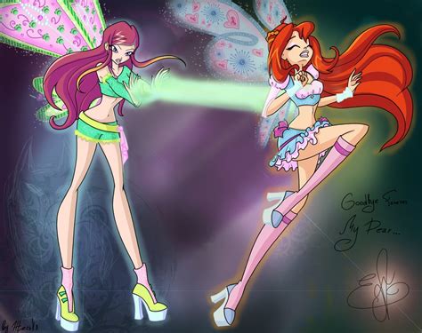 roxy defeating Bloom - The Winx Club Fan Art (22282207) - Fanpop