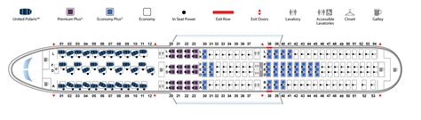 United Boeing 767 400 Seat Map