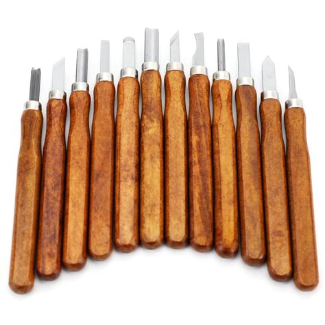 Wood Carving Starter Kit,12 Piece Wood Carving Knife Wood Carving Tools ...