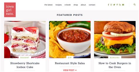 23+ Amazing Food Blog Examples of Great Design in 2025