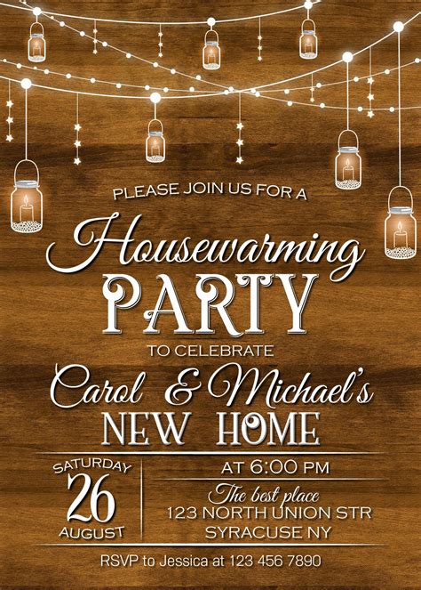 Housewarming Party Invitation New Home Party Invitation | Etsy