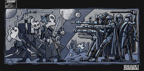 The Clone Wars Archives, Pat Presley: Mandalore Palace Mural This is a...