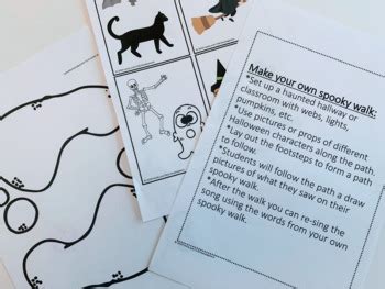 Going on a Spooky Walk- Halloween Movement Activity | TpT