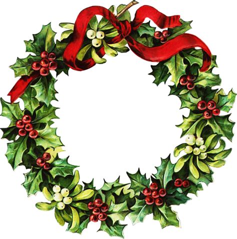 Christmas Wreath Clip Art Christmas Wreath Illustration, Christmas ...