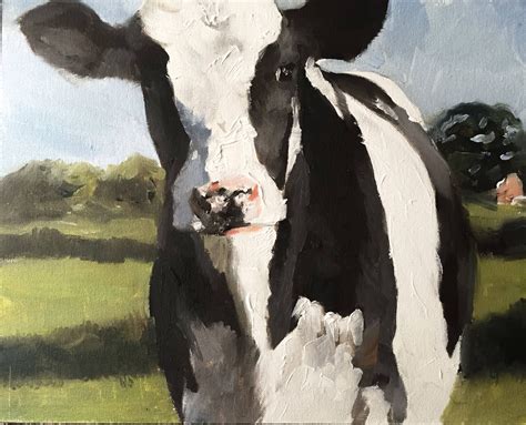 Cow Painting Cow art Cow Print Fine Art from original | Etsy