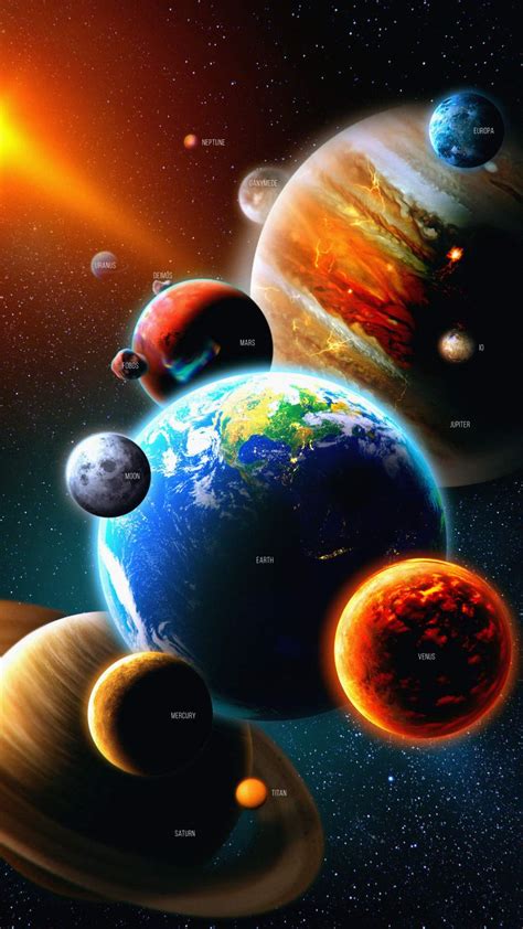 Solar System Planets Wallpaper