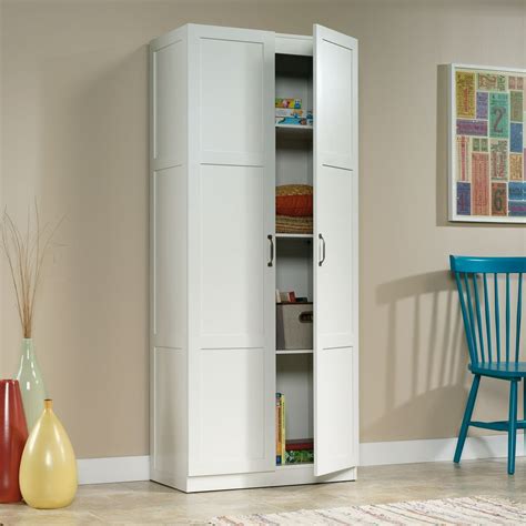 Sauder Select Storage Cabinet, White Finish - Walmart.com - Walmart.com