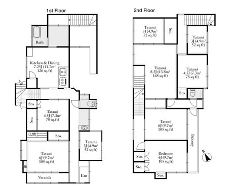 Traditional Japanese House Plans Japanese Floor Plans House Traditional ...