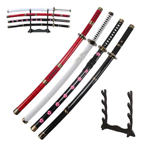 Buy 40" Roronoa Zoro Samurai,4 Piece Set,Kitetsu,Wado Ichimonji, Shusui ...