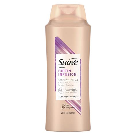 Suave Professionals Biotin Infusion Strengthening Shampoo Hair Shampoo ...