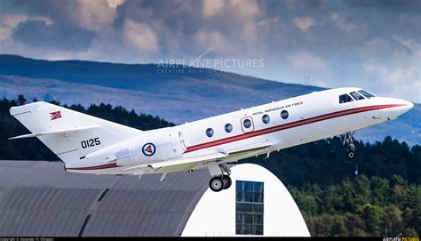 0125 - Norway - Royal Norwegian Air Force Dassault Falcon 20 at Bergen ...