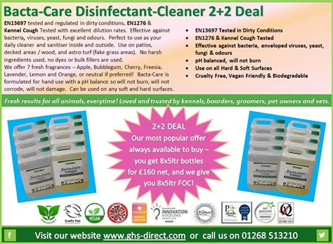 Bacta-Care Deals – GHS Direct