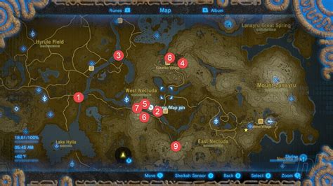 Map Of All Shrines Botw - Maping Resources