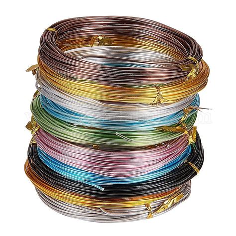 Shop JEWELEADER 10 Colors 190 Feet Aluminum Wire 15 18 20 Gauge ...