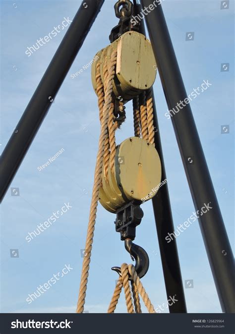 Block Tackle Pulley System Stock Photo (Edit Now) 126829964