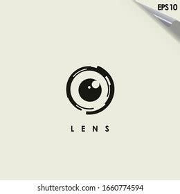 Lens Photography Logo Design Vector Template Stock Vector (Royalty Free ...