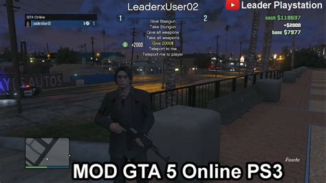 Tutorial Install MOD GTA 5 Online PS3 - YouTube