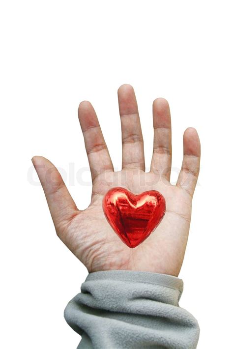 heart on hand | Stock image | Colourbox