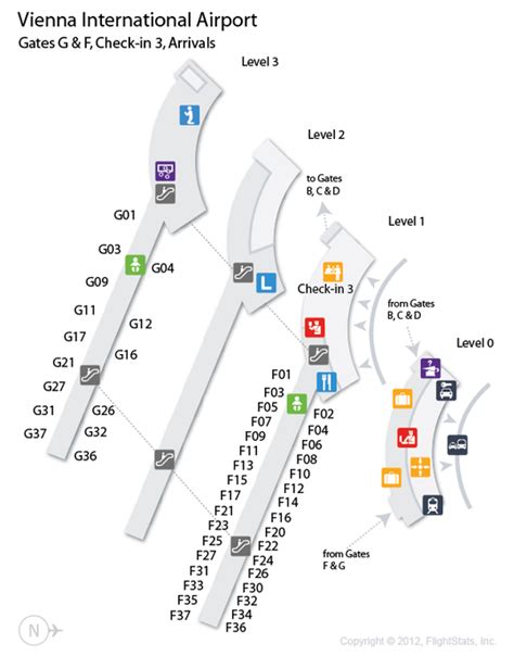 Vienna International Airport Terminal Map