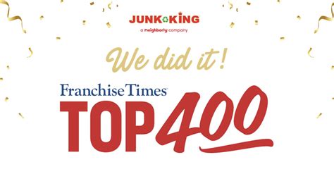 Junk King Royally Named to Franchise Times’ Top 400 List - Junk King