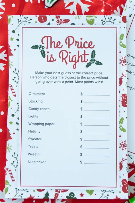 Christmas Price is Right Game | Fun christmas games, Funny christmas ...