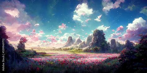 Anime Fantasy Landscape Wallpaper