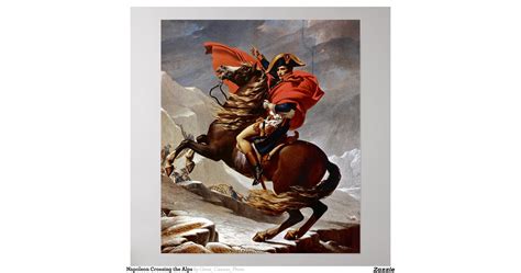 Napoleon Crossing the Alps Posters | Zazzle