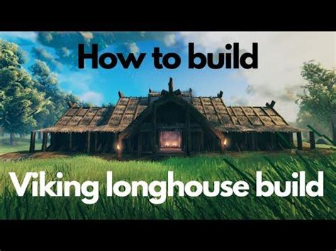 Valheim- How to build a Viking Longhouse [speed build] | Vikings ...