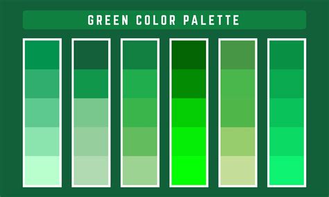 Green Color Palette Vector Art, Icons, and Graphics for Free Download