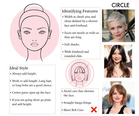 Best & Worst Haircuts For Circle Face Shapes + Styling Tips