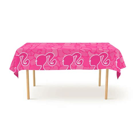 CYMYLAR Pink Paper Tablecloth, Tablecloth Disposable,Birthday Party ...