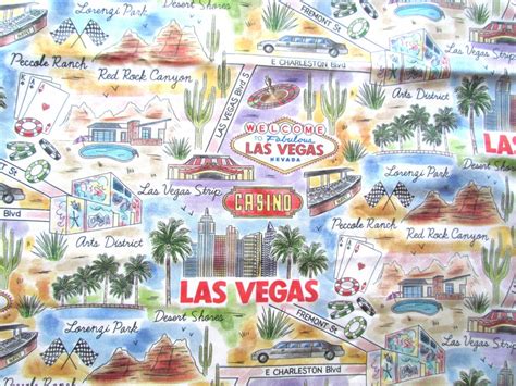 Fabric. Las Vegas Nevada Casino. Joann Limited Edition | Etsy