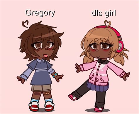 Gregory and dlc girl || fnaf | Fnaf, Afton, Girl