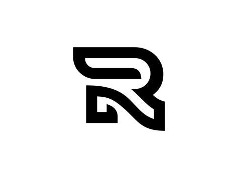 R Logo Design by Dalius Stuoka on Dribbble