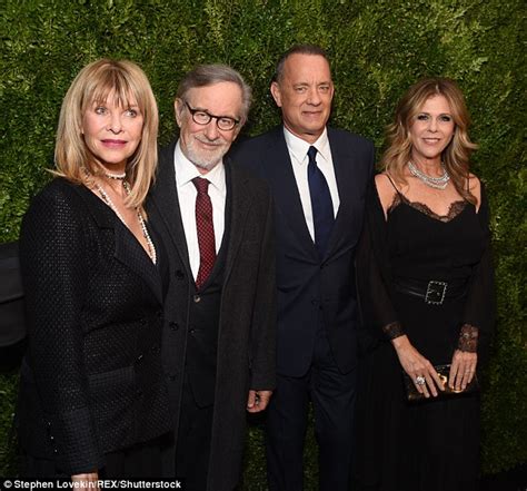 Tom Hanks hangs with friends Steven Spielberg and Kate Capshaw at MOMA ...