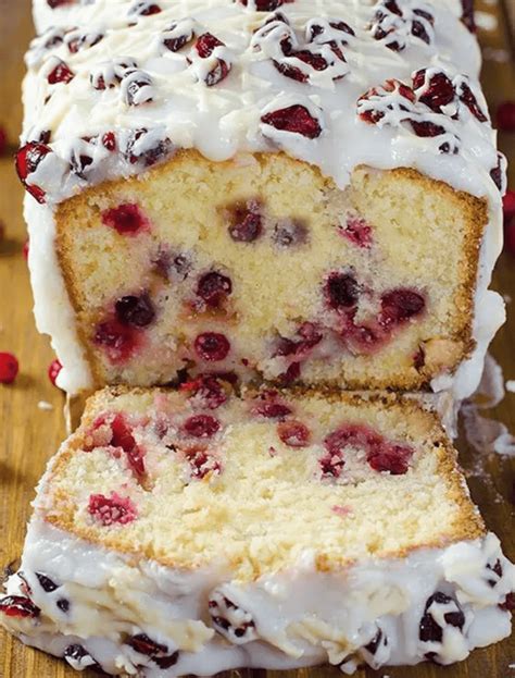 Cranberry Pound Cake - Easy Recipes