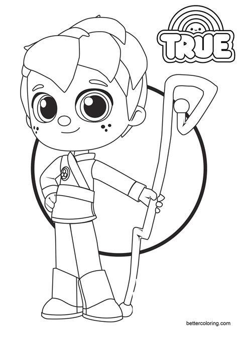 True Rainbow Kingdom Coloring Pages