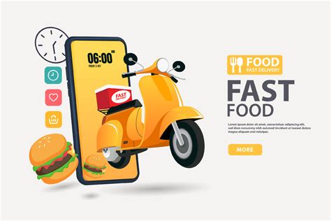 Food Delivery Banner Vector Art, Icons, and Graphics for Free Download