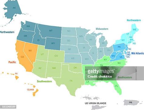 69 Map Of Usa With Time Zones Stock Photos, High-Res Pictures, and ...