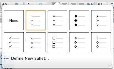 Change Bullet Styles in PowerPoint 2011 for Mac