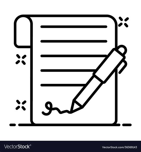 Contract Royalty Free Vector Image - VectorStock