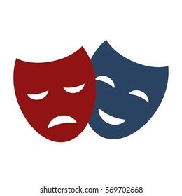 Theater Masks Vector Stock Vector (Royalty Free) 529705030 | Shutterstock