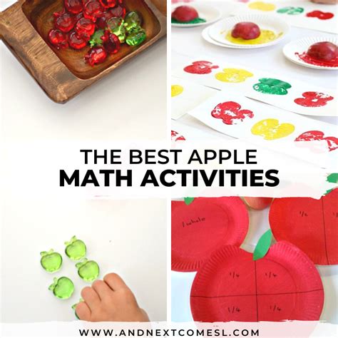 10 Apple Math Activities for Kids | And Next Comes L - Hyperlexia Resources